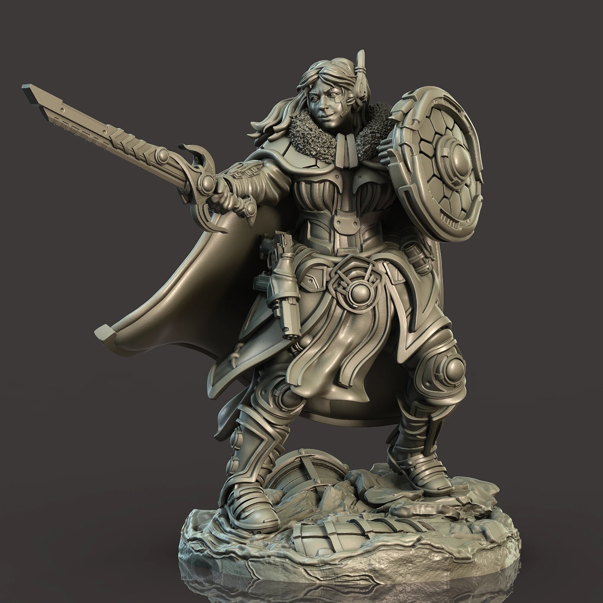 Serinn Pavo - Ravaged Star Steel Specter Commander